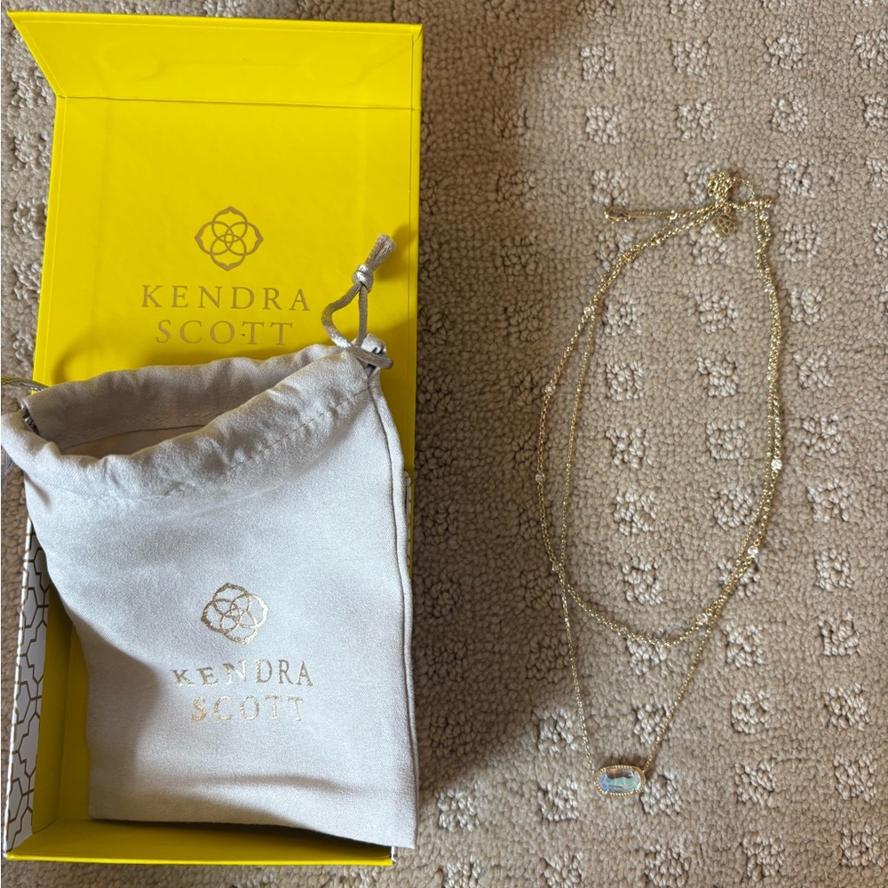 Kendra Scott Jewelry Pouch with Yellow Box